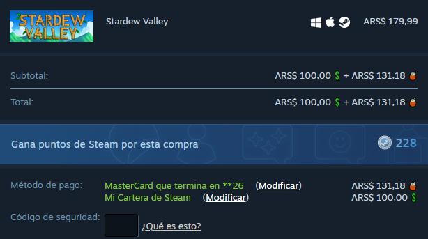 Un Script permite conocer el Precio Final (incluyendo impuestos) de los  Juegos en la Tienda Argentina de Steam
